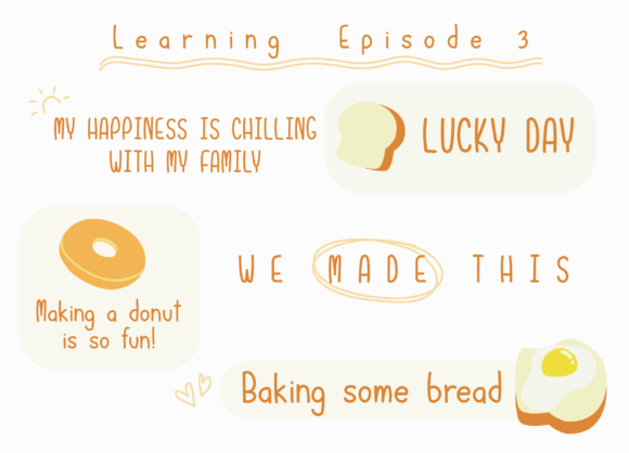 Monoline Doodle Font PNG with transparent background - Preview 2