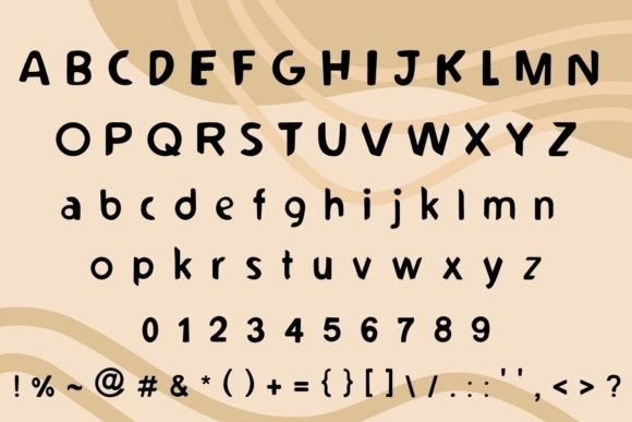Novem Font PNG with transparent background - Preview 2