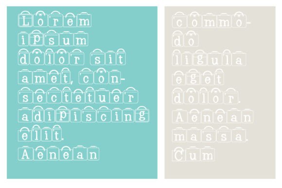 Boxed Up Lunch Font - Preview 3