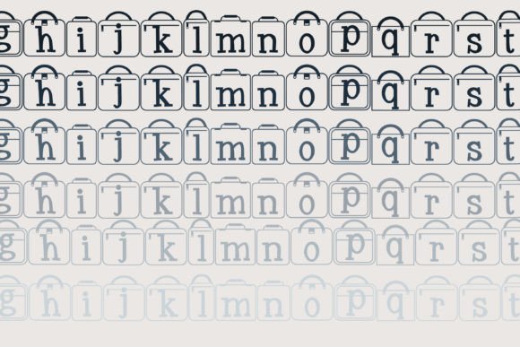 Boxed Up Lunch Font - Preview 4