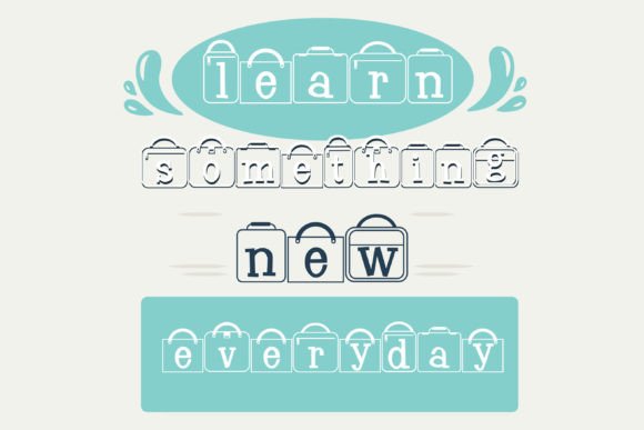 Boxed Up Lunch Font - Preview 5