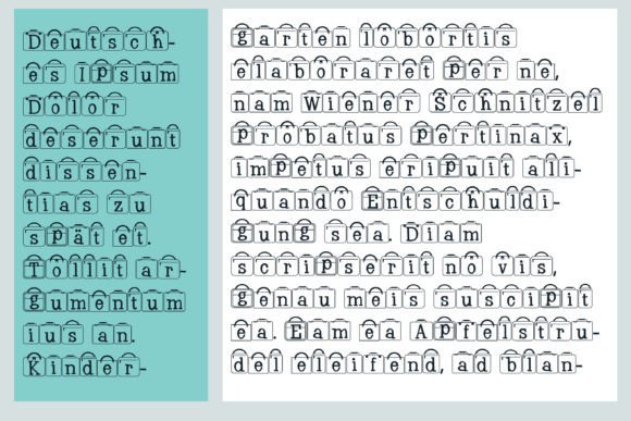 Boxed Up Lunch Font - Preview 6