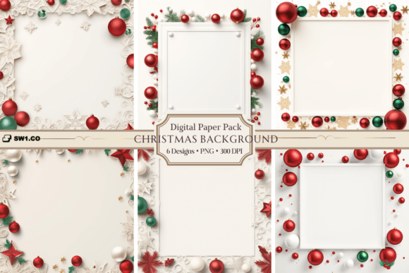 Christmas Frame Backgrounds PNG