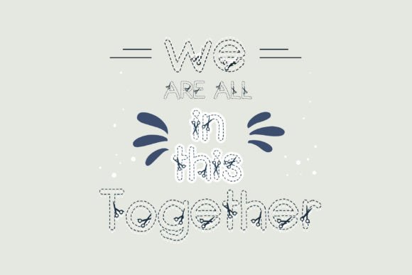 Cut It out Font - Preview 1