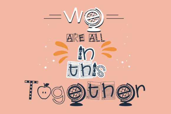 Cutesie School Font - Preview 1