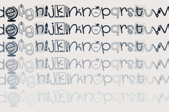Cutesie School Font - Preview 4