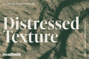 Vector Distressed Text Design Distressed Vector Texture Graphic by Headfonts · Creative Fabrica