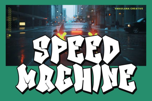 Emurica Graffiti Font - Preview 1
