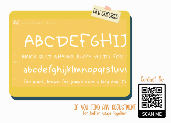 Fast Scribble Font - Preview 3