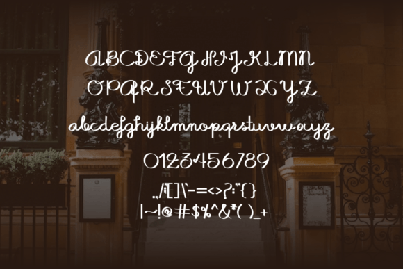 Fengand Font PNG with transparent background - Preview 1