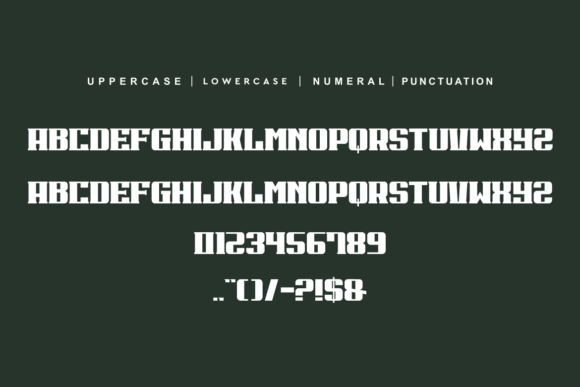 Garden Mersink Font PNG with transparent background - Preview 4