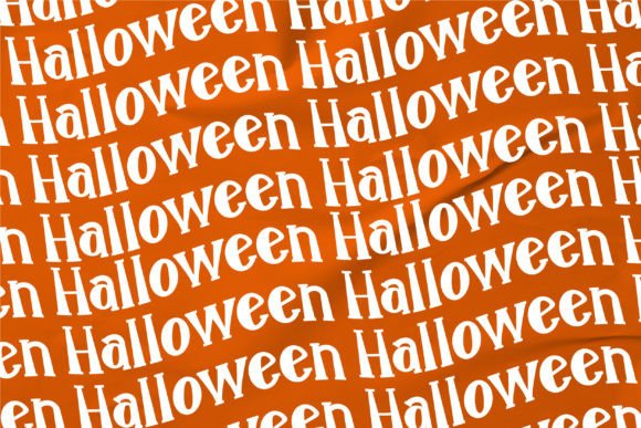 Halloween Sunday Font PNG with transparent background - Preview 5