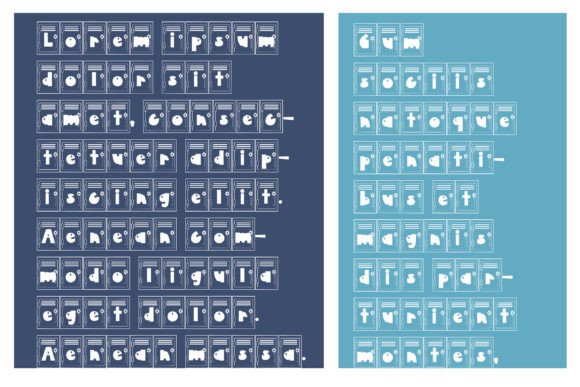 Lock It Up Font PNG with transparent background - Preview 3