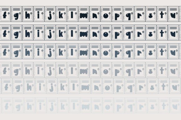 Lock It Up Font font preview - 4