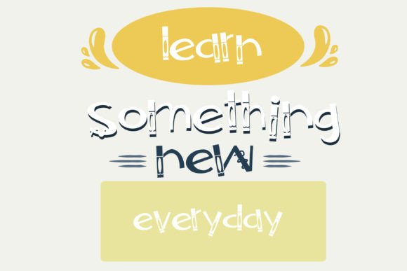 Magic Marker Font PNG with transparent background - Preview 5