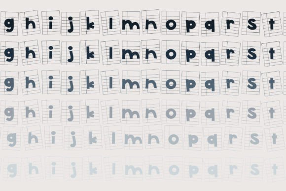 Papered Font PNG with transparent background - Preview 4