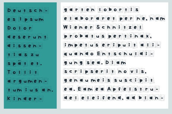 Papered Font PNG with transparent background - Preview 6