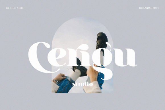 Refile Font PNG with transparent background - Preview 3