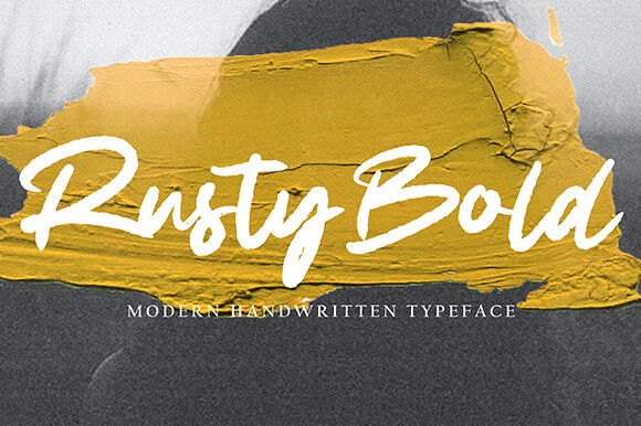 Rusty Bold Font by Pineungtype & Missinklab · Creative Fabrica