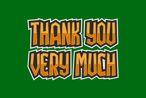 Ruwors Font PNG with transparent background - Preview 3