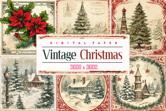 Vintage Christmas Background