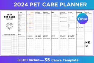 2024 Pet Care Planner Canva Interior