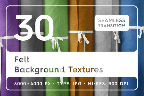 30 Felt Textures
