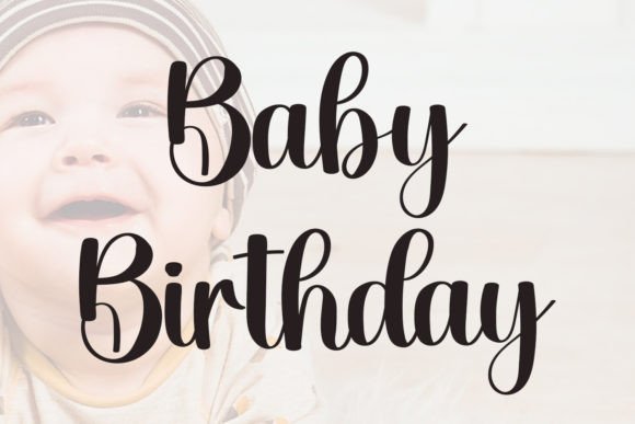Barbie Birthday Font - Preview 1