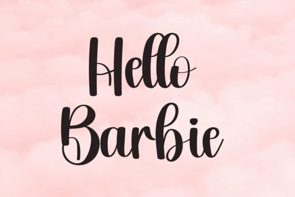 Barbie Birthday Font - Preview 2