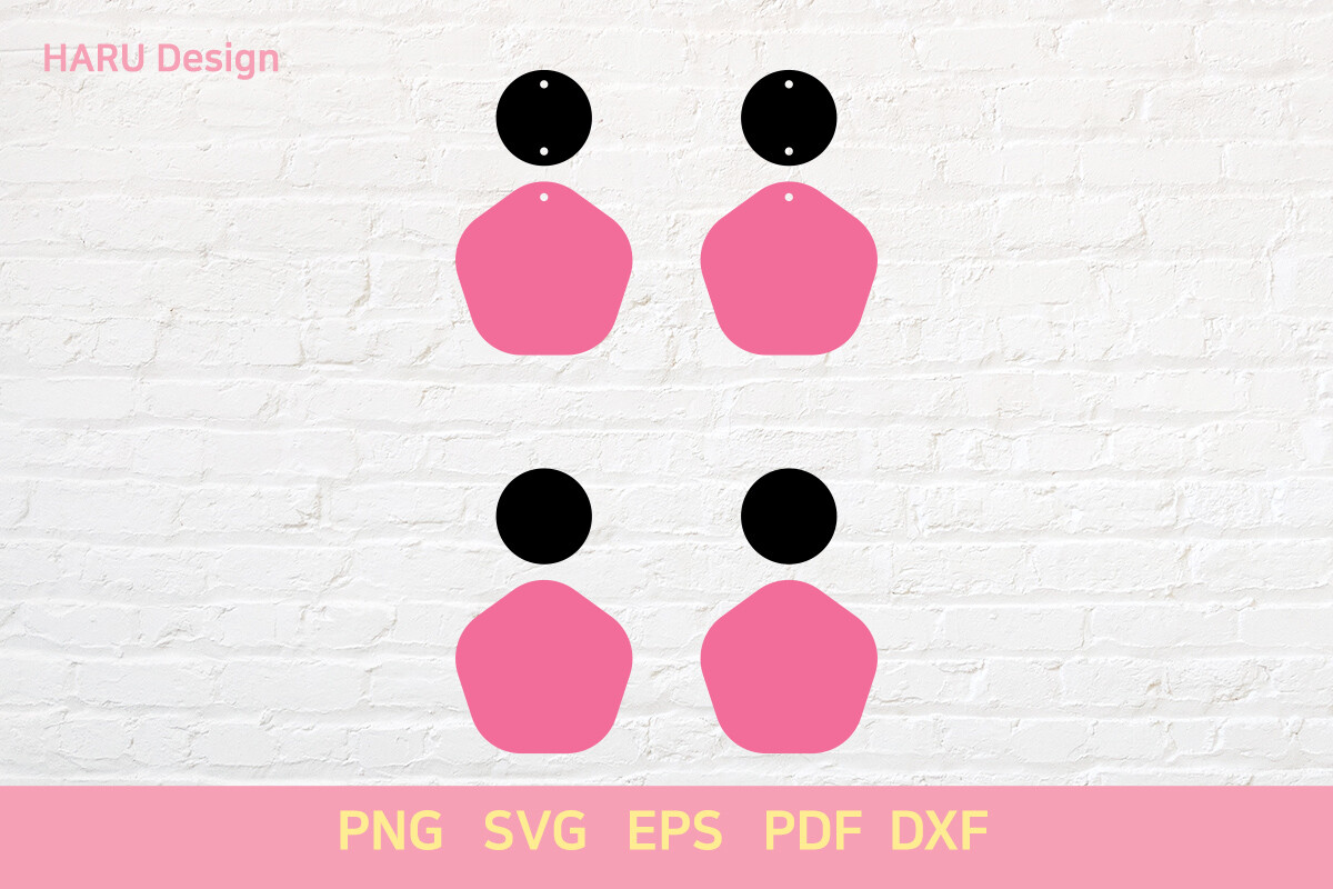 Basic Earring Graphic by HARUdesign · Creative Fabrica