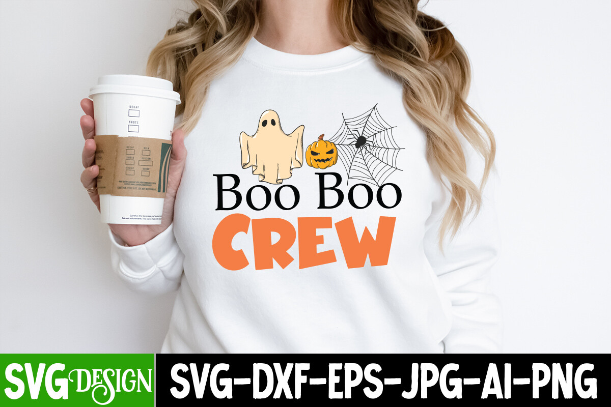 Design For Boo Boo Boo Boo Crew SVG Design Graphic by ranacreative51 · Creative Fabrica