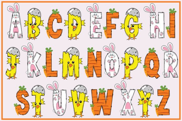 Bunny Doodle Font - Preview 1