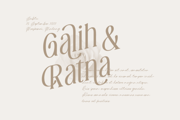 Rushtic Caramel Font PNG with transparent background - Preview 1