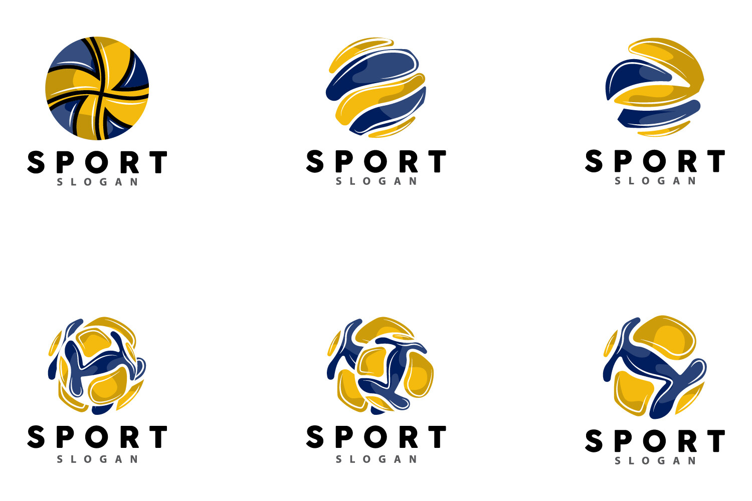 Volleyball Logo, Sport Simple Design