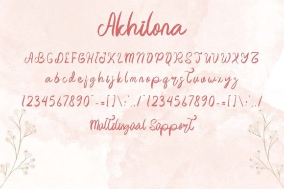 Akhilona Font - Preview 4