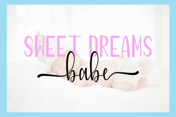 Babe Love Font - Preview 1