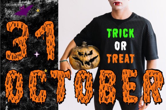Boo Blood Font PNG with transparent background - Preview 2