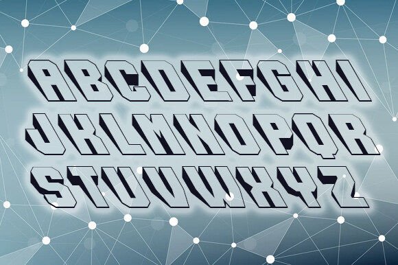 Collision Font - Preview 1