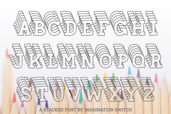 Colorful Font - Preview 1