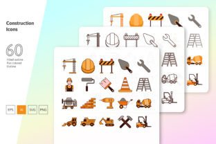 Construction Icons Graphic by salamahtype · Creative Fabrica