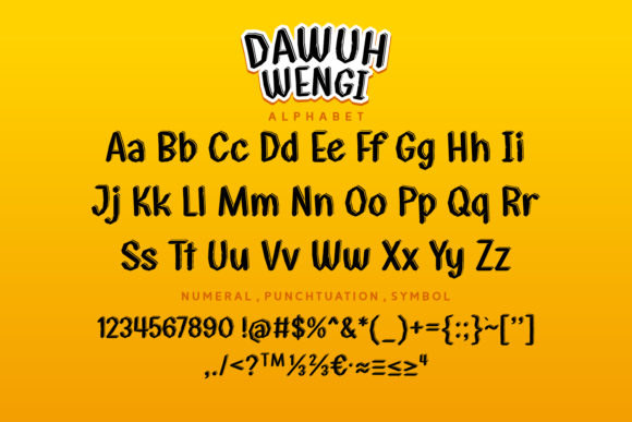 Dawuh Wengi Font - Preview 4