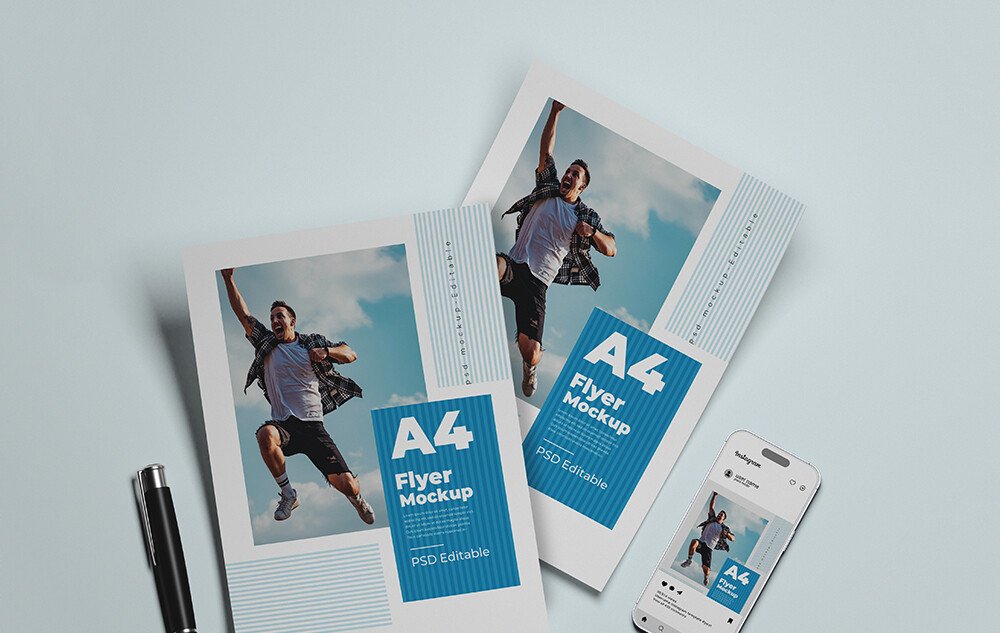 Flyer Mockup Mockup Graphic by sujhonsharma · Creative Fabrica