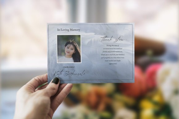 Funeral Thank You Card Template