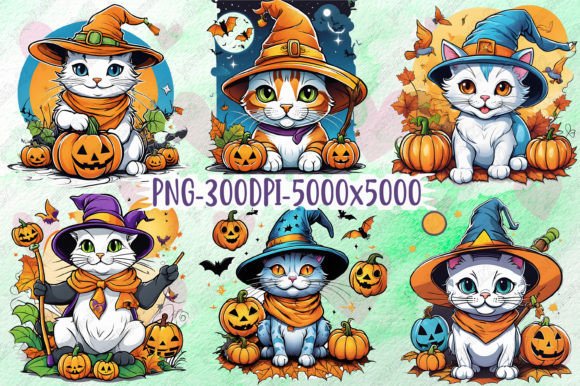 Halloween Cat Mug Design Graphics