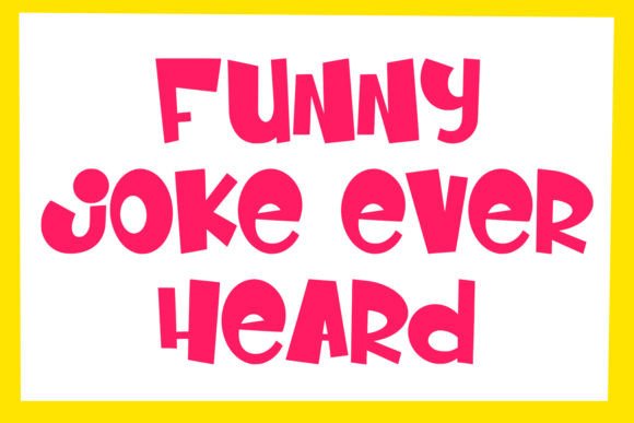 Joyish Font font preview - 1