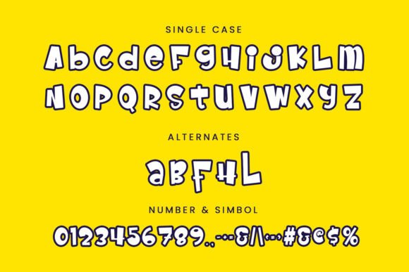 Joyish Font font preview - 5