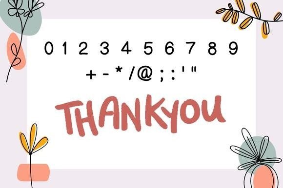 Lingsaily Font PNG with transparent background - Preview 3