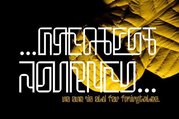 Abstract Artistic Font - Preview 1