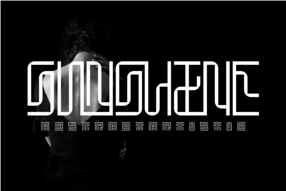 Abstract Artistic Font - Preview 3
