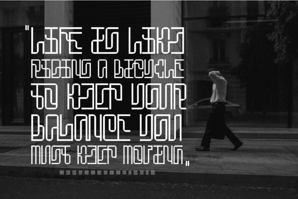 Abstract Artistic Font - Preview 4